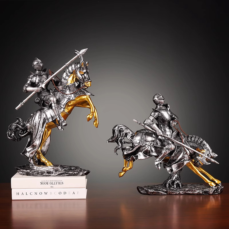 Dekorasi Rumah Patung Ksatria  - Home Decor Medieval ulasan dan harga