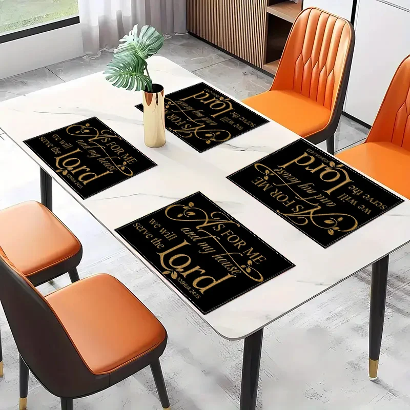 4 Buah Alas Meja Linen Inspira - Home Decor Quotes Ideas ulasan dan harga