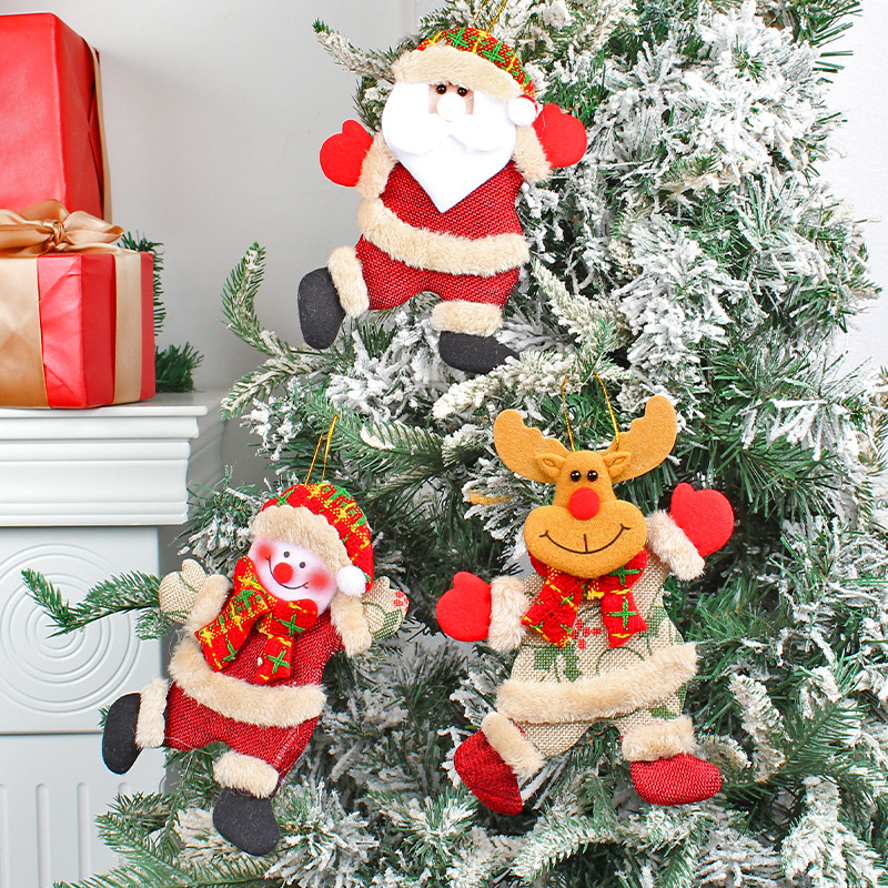 4pcs Set Hiasan Pohon Natal Ka - Home Decor Fabric ulasan dan harga