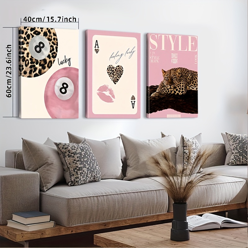 3 buah cetakan seni dinding ka - Home Decor Trends ulasan dan harga
