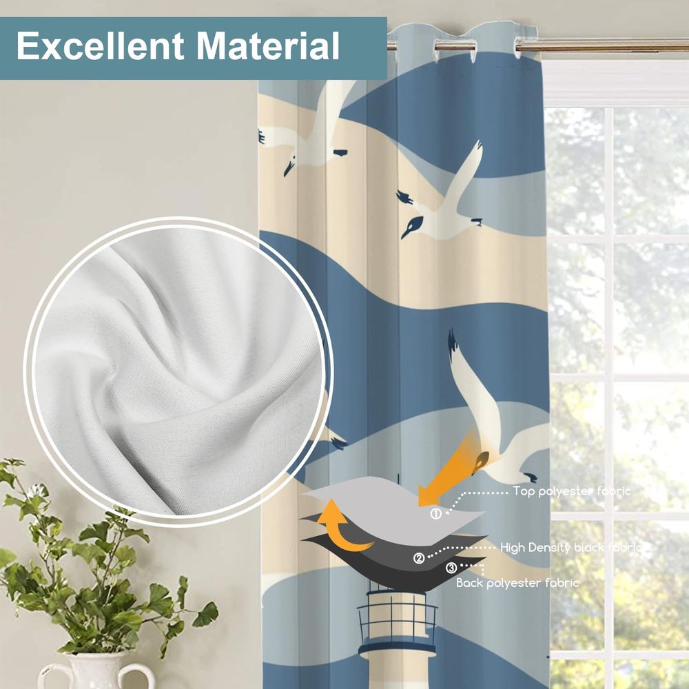Tirai Blackout Berinsulasi Ter - Blackout Curtains ulasan dan harga
