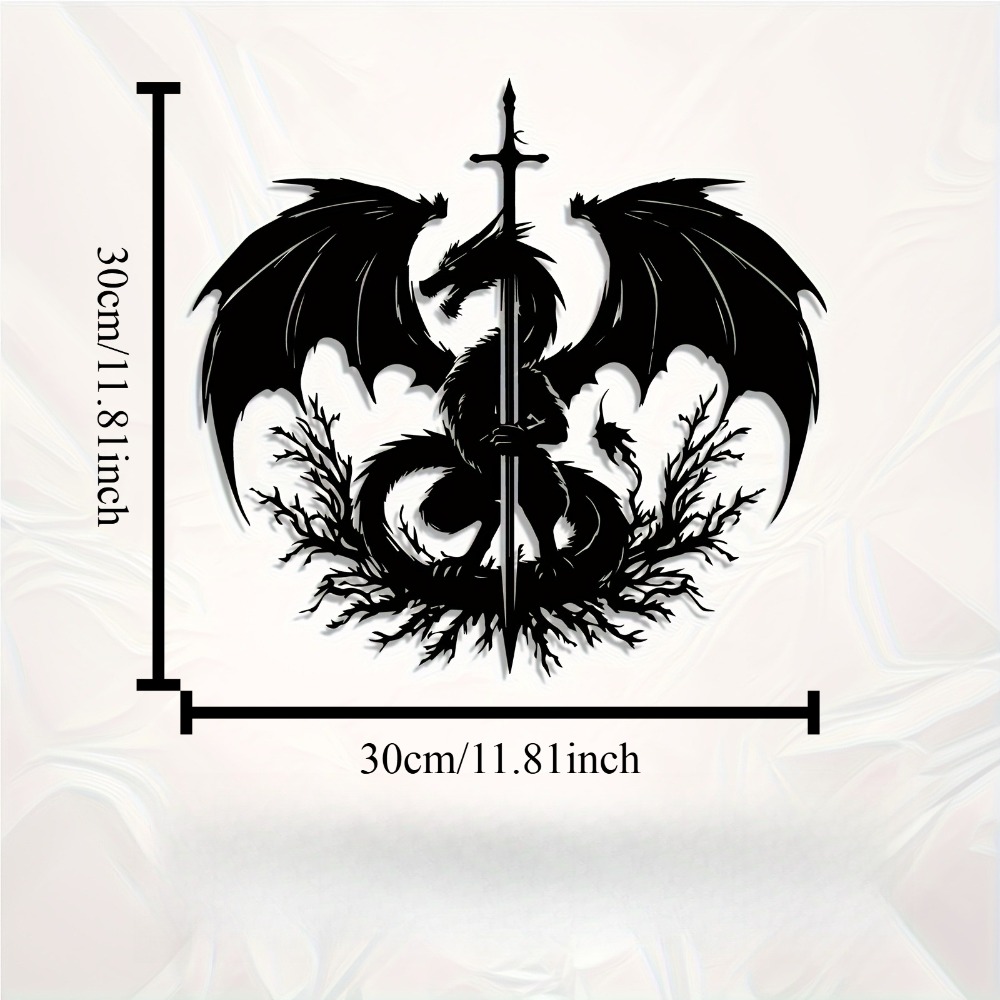 1pc Seni Dinding Logam Pedang  - Home Decor Medieval ulasan dan harga
