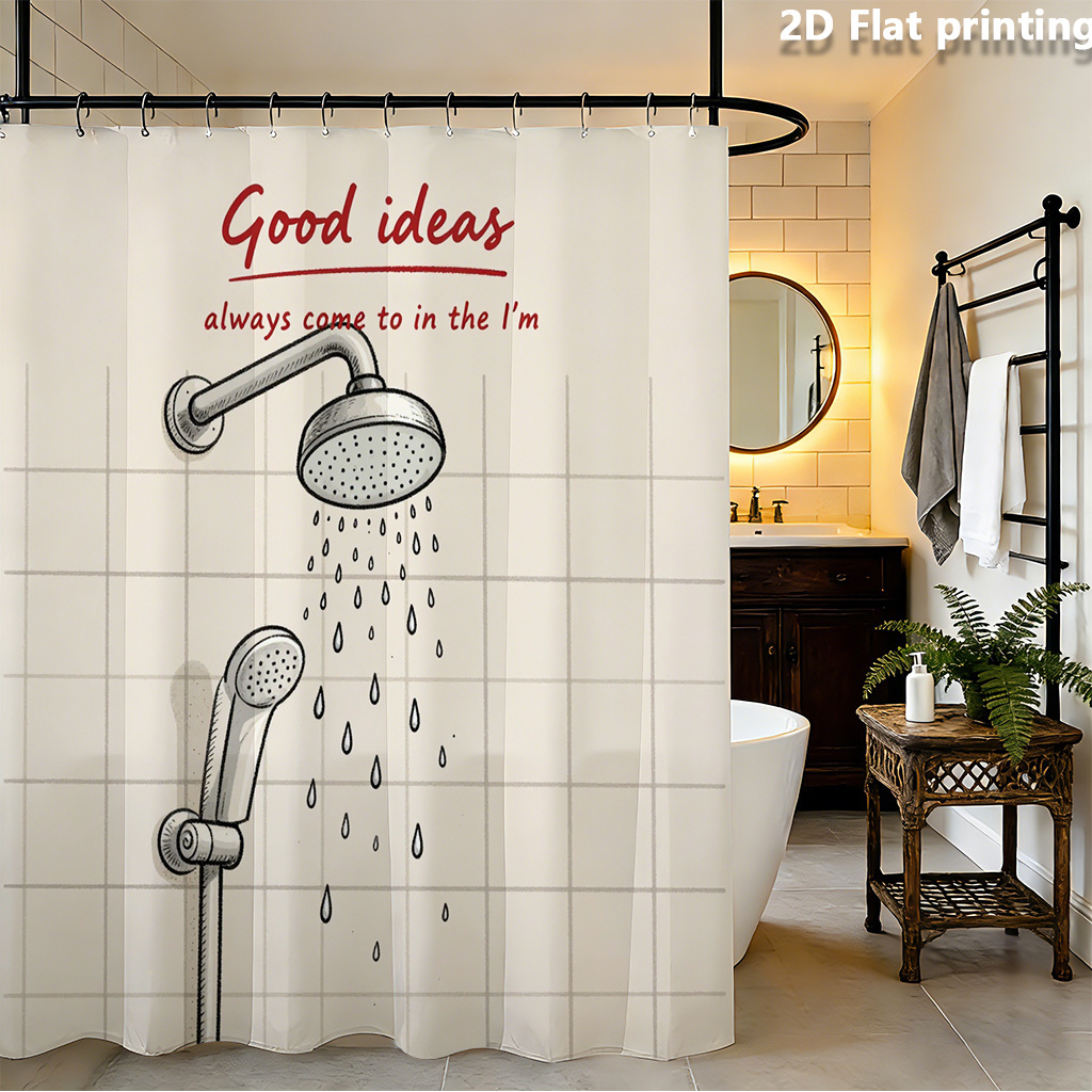 Tirai Kamar Mandi Lucu, Cetaka - Home Decor Quotes Ideas ulasan dan harga