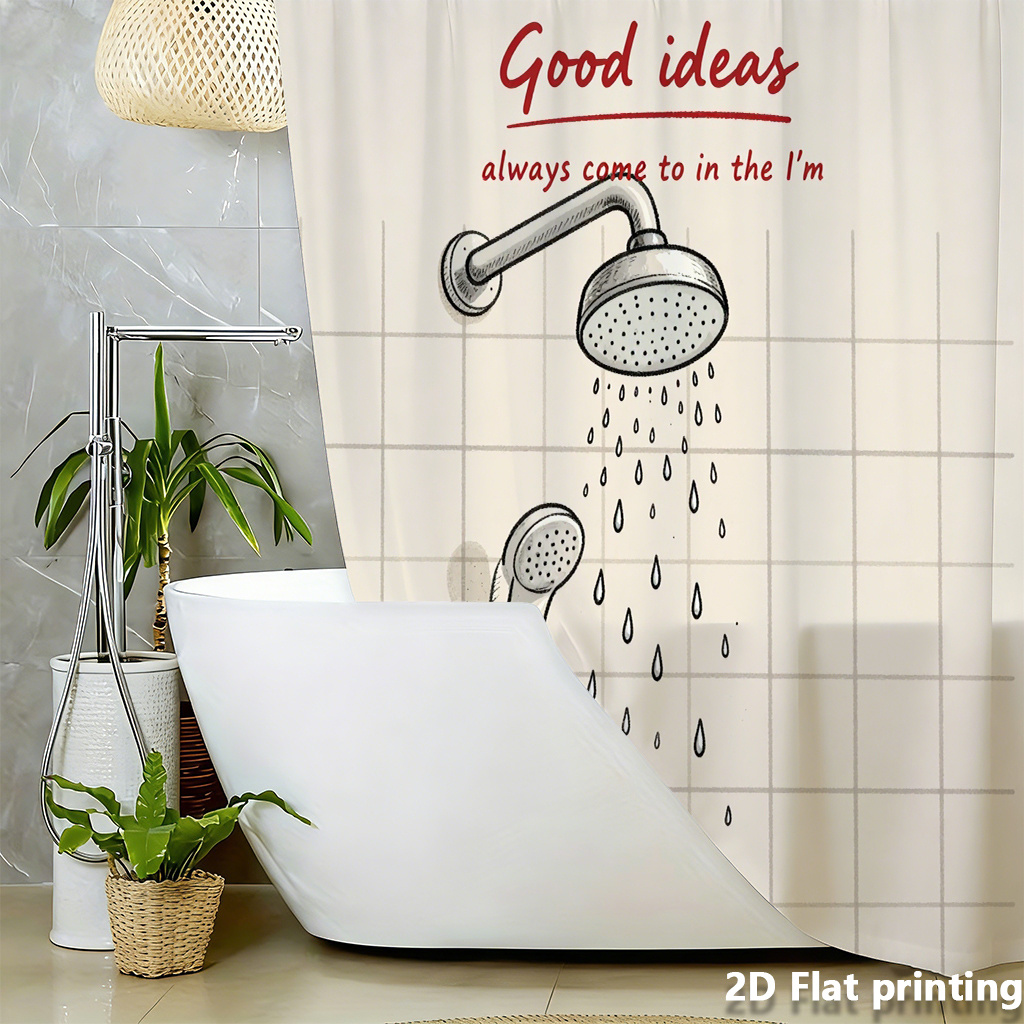 Tirai Kamar Mandi Lucu, Cetaka - Home Decor Quotes Ideas ulasan dan harga