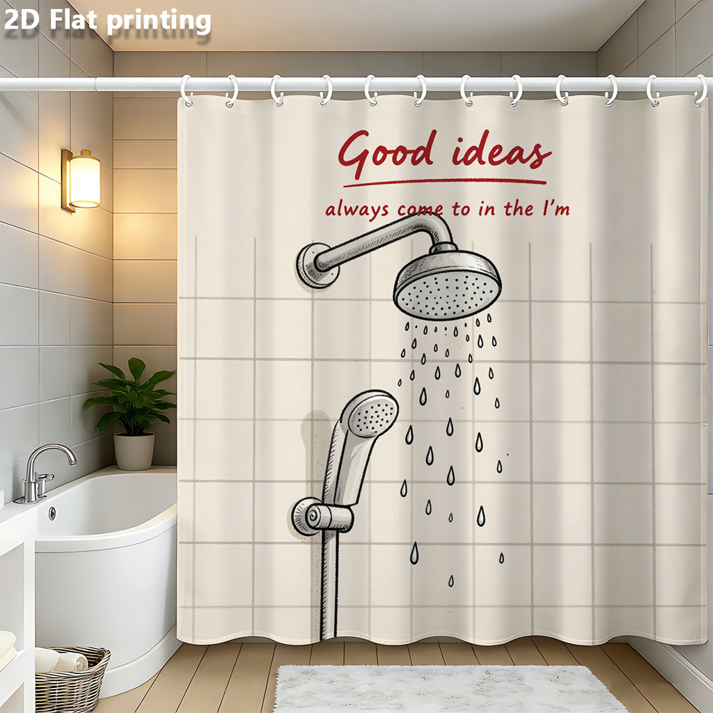 Tirai Kamar Mandi Lucu, Cetaka - Home Decor Quotes Ideas ulasan dan harga