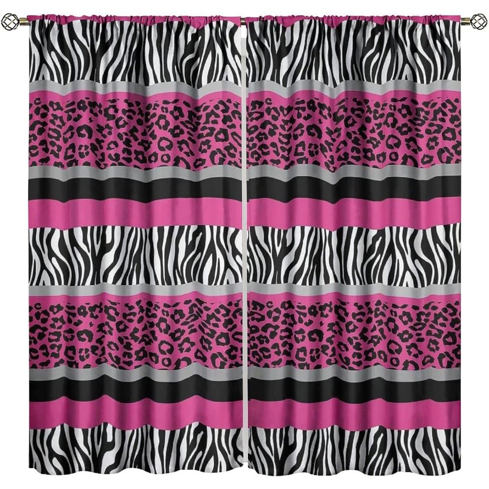 Panel Gorden Jendela Motif Geo - Blackout Curtains ulasan dan harga