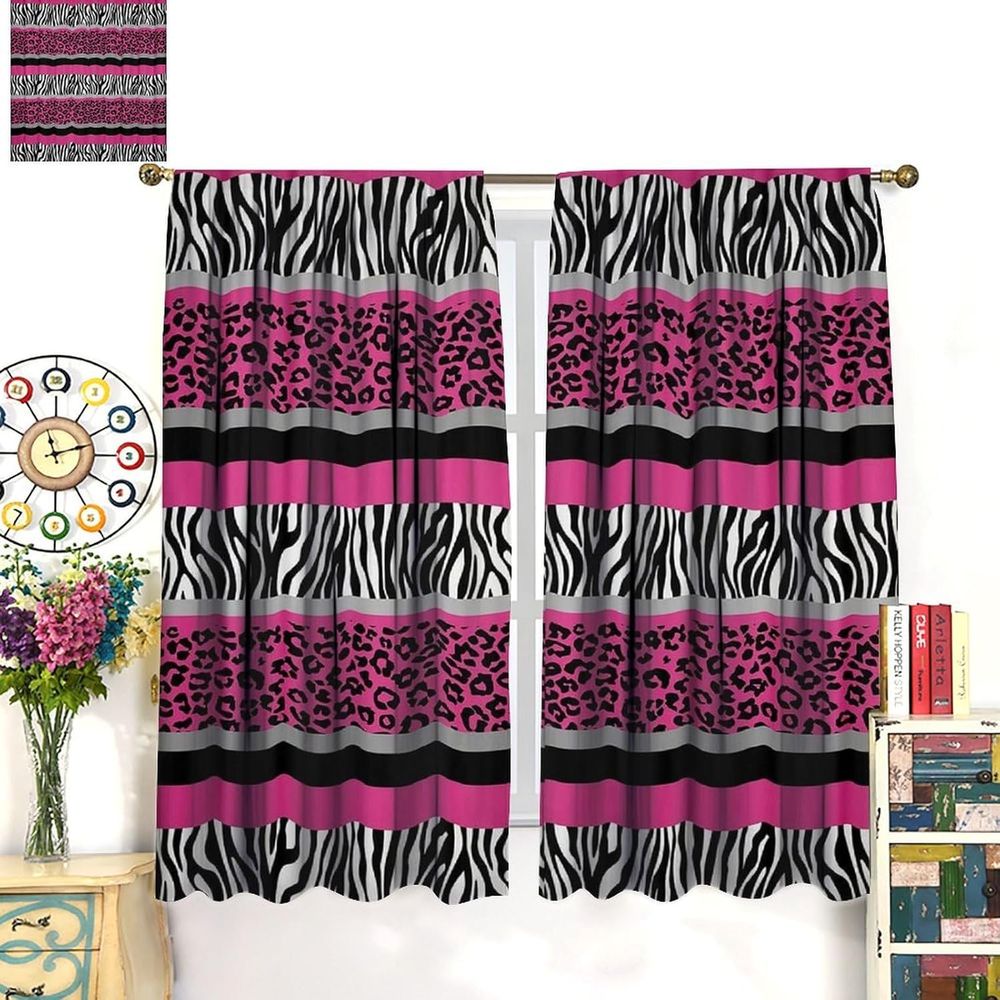 Panel Gorden Jendela Motif Geo - Blackout Curtains ulasan dan harga