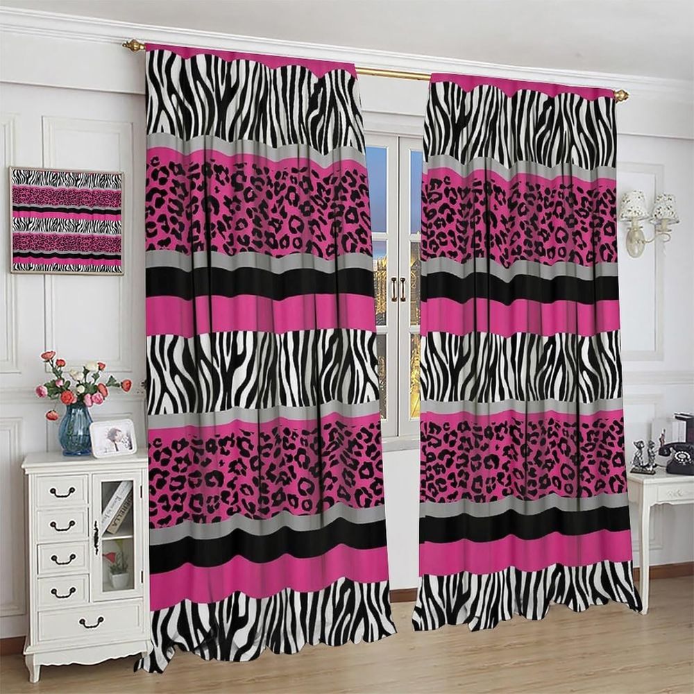 Panel Gorden Jendela Motif Geo - Blackout Curtains ulasan dan harga