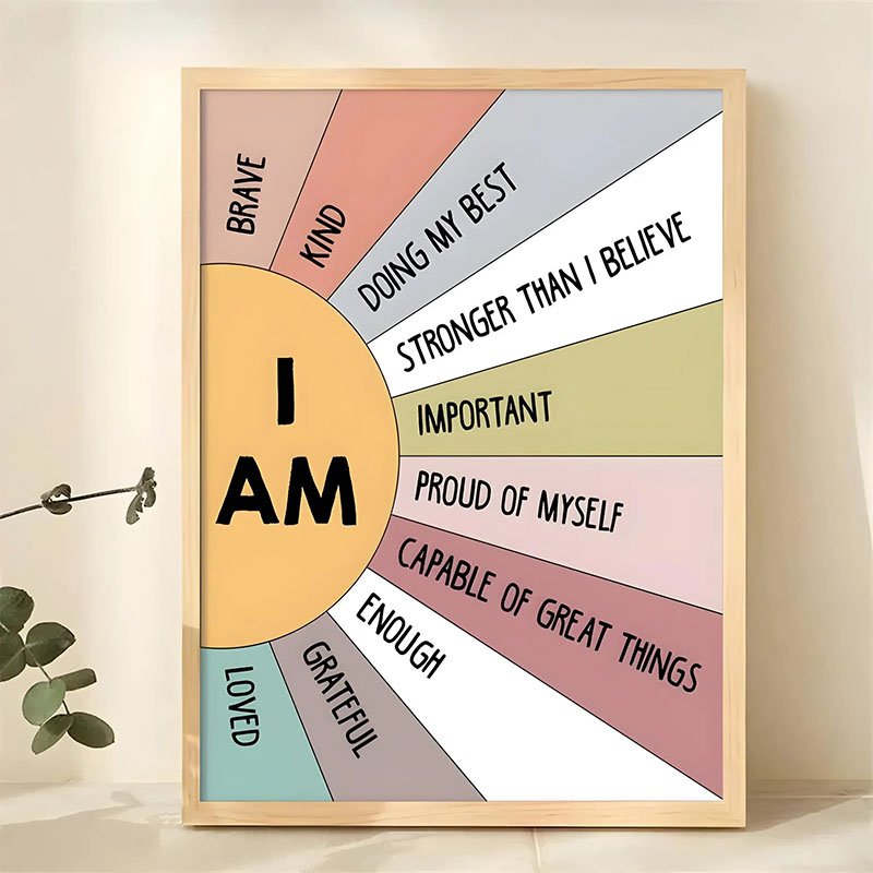 1 Buah Poster Kutipan Inspiras - Home Decor Quotes Ideas ulasan dan harga