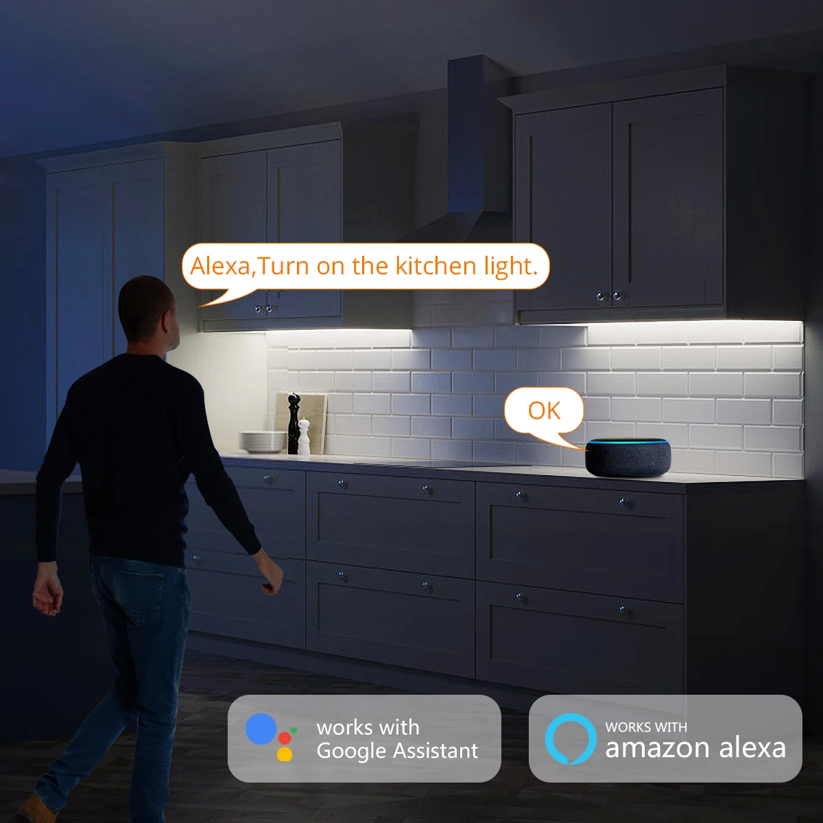 Lampu Strip LED COB Pintar Tuy - Home Decor App Free ulasan dan harga