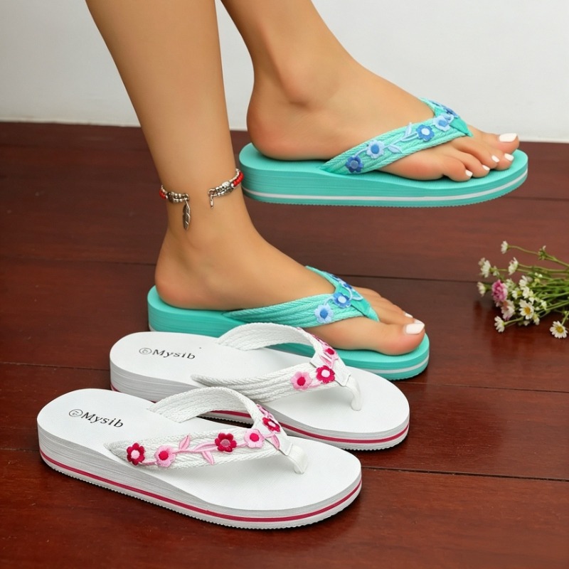 Sandal Kasual Wanita Sandal Da - Home Decor Flowers ulasan dan harga
