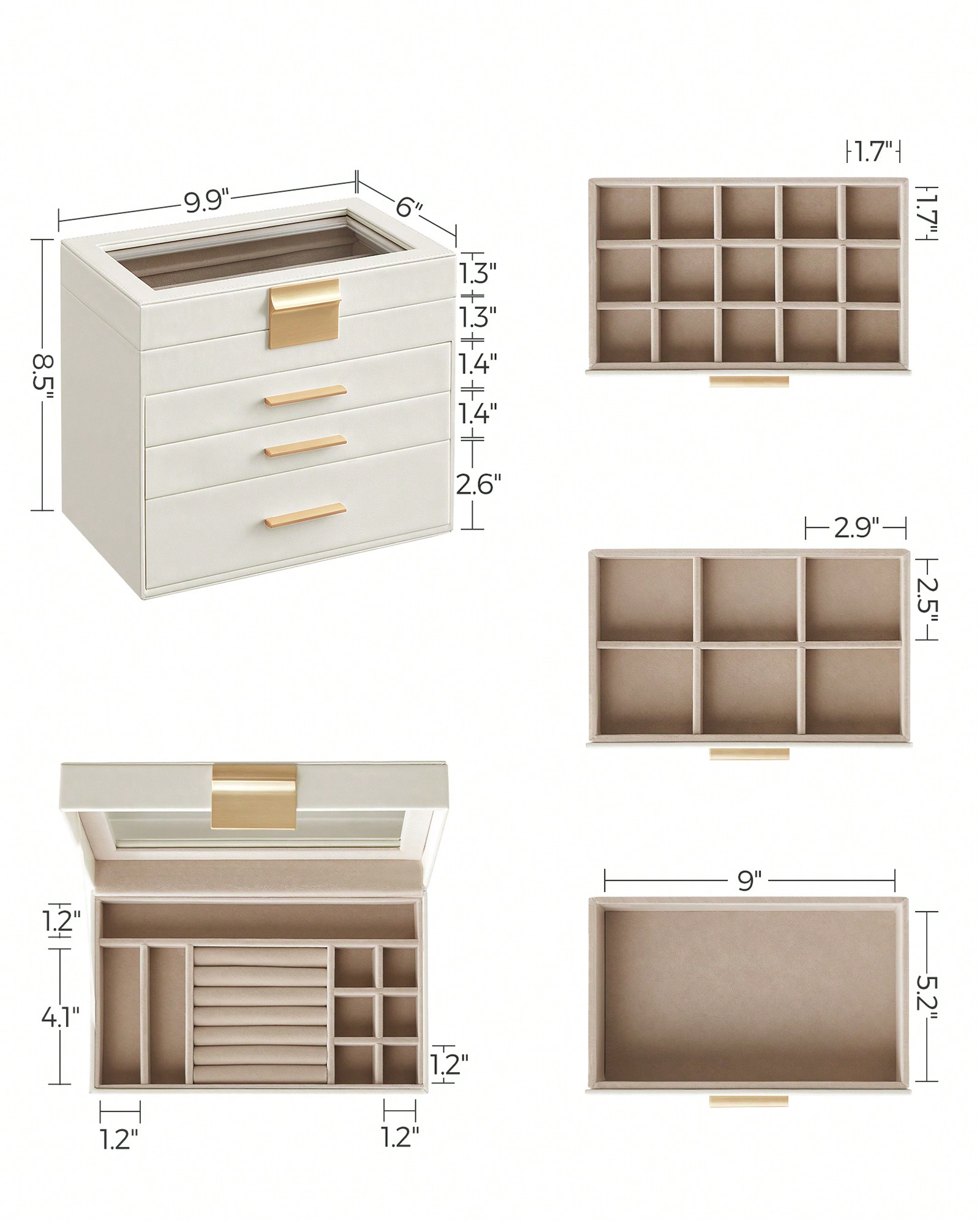 Organizer Perhiasan 4 Lapis de - Vanity Home Decor ulasan dan harga