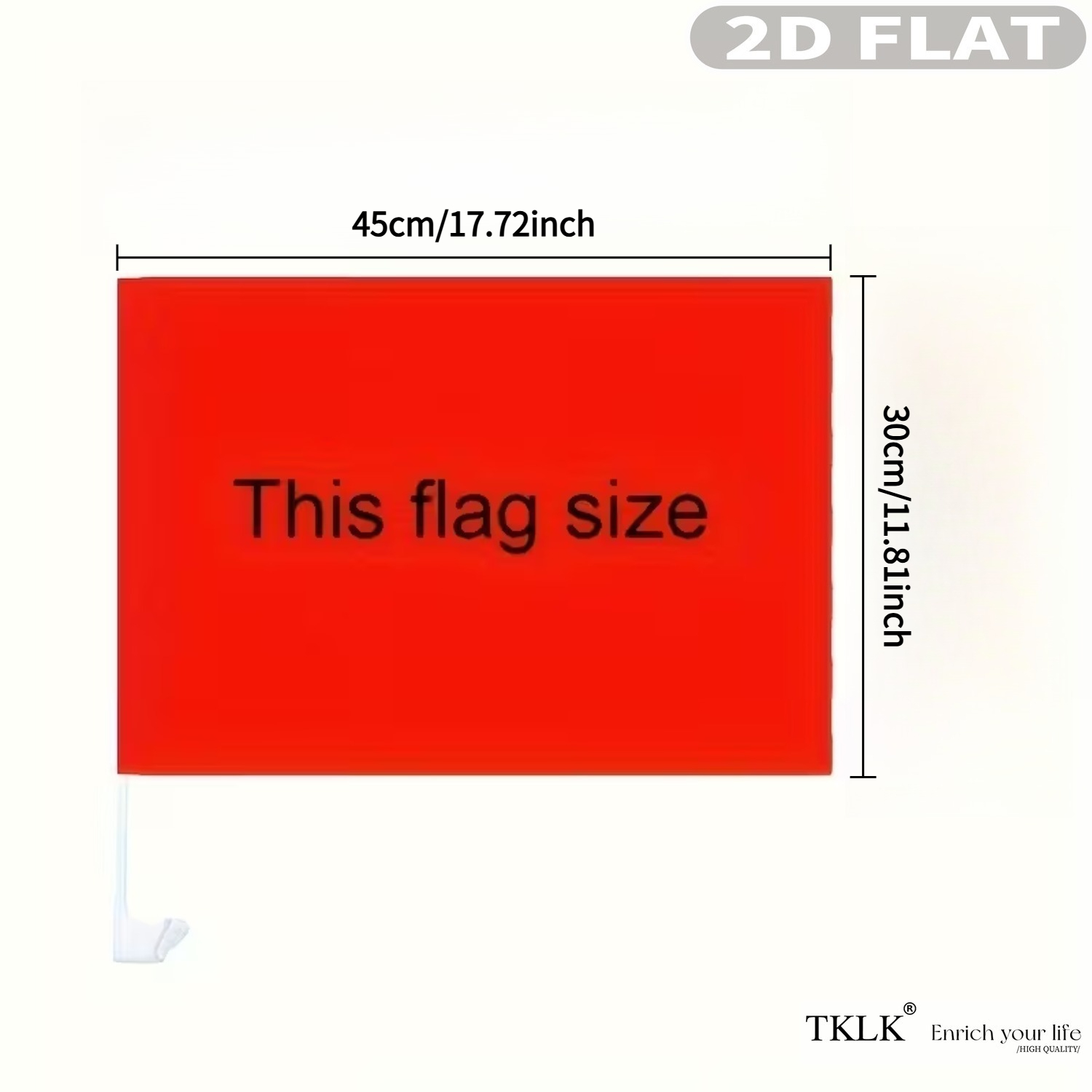 1pc / 5pcs Bendera Mobil Kusto - Home Decor Fabric ulasan dan harga