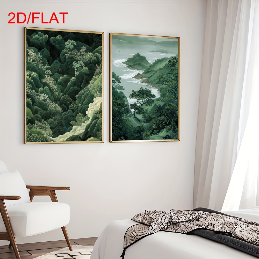 2 Buah Seni Dinding Kanvas Peg - Home Decor Trends ulasan dan harga