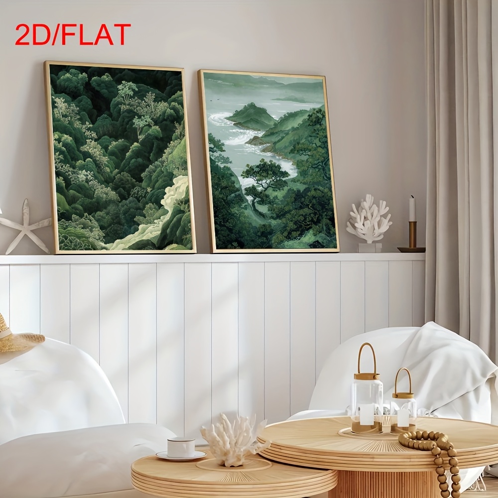 2 Buah Seni Dinding Kanvas Peg - Home Decor Trends ulasan dan harga