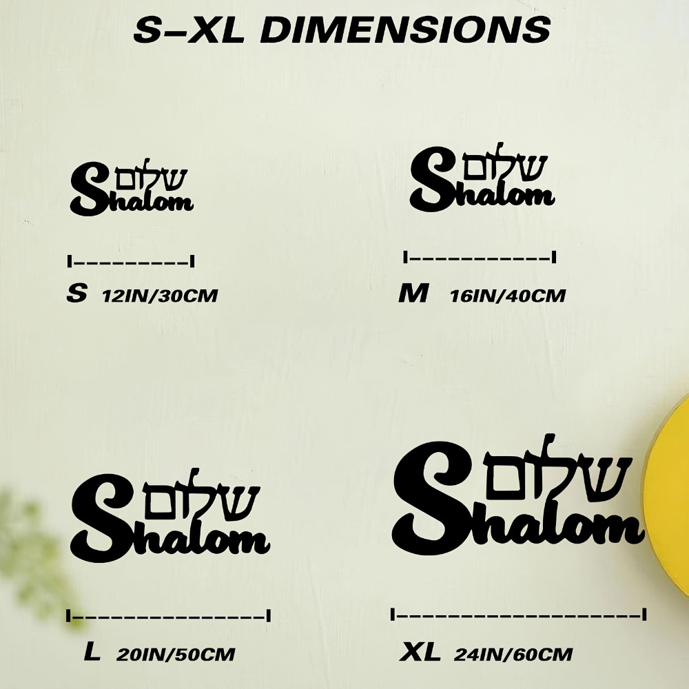 CIFBUY Papan Tanda Shalom, Sen - Home Decor Living ulasan dan harga