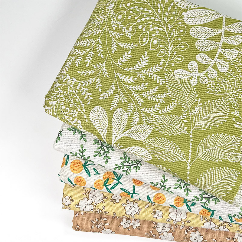 Kain Katun Linen Campuran Moti - Home Decor Fabric ulasan dan harga