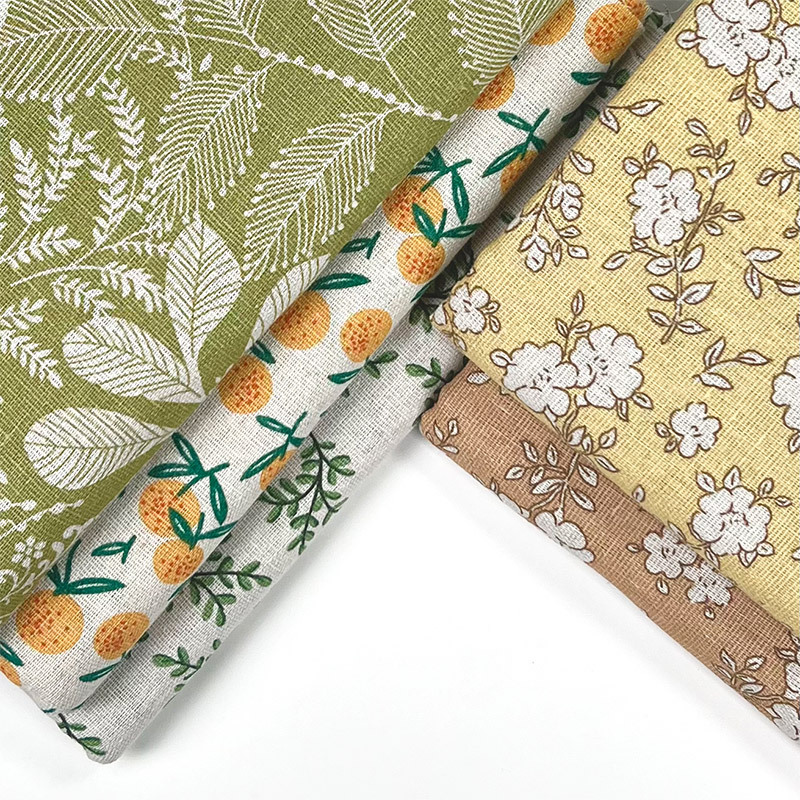 Kain Katun Linen Campuran Moti - Home Decor Fabric ulasan dan harga