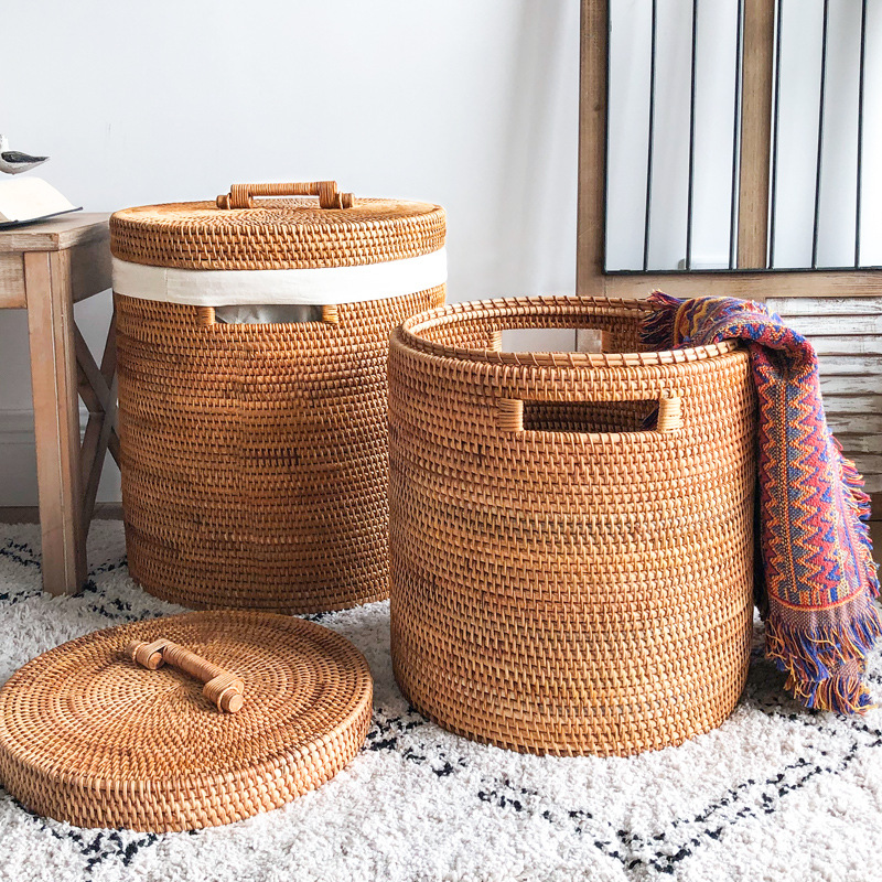 Keranjang Cucian Rotan, Tempat - Home Decor Hampers ulasan dan harga