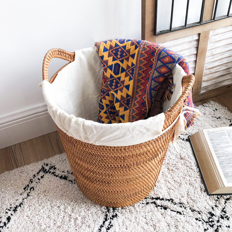 Keranjang Cucian Rotan, Tempat - Home Decor Hampers ulasan dan harga