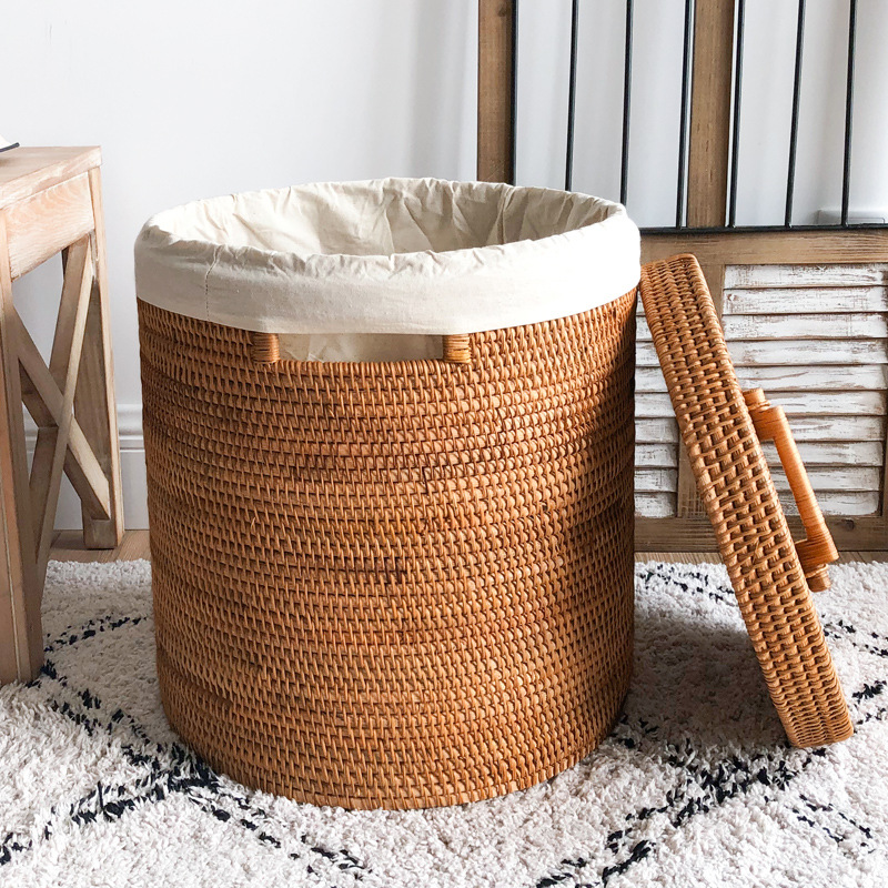 Keranjang Cucian Rotan, Tempat - Home Decor Hampers ulasan dan harga
