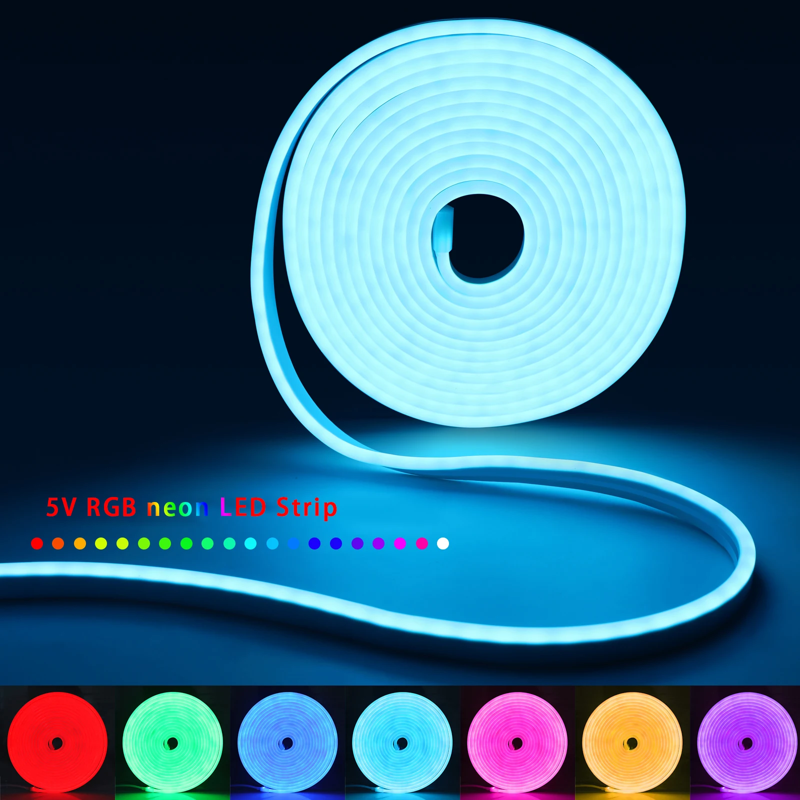Lampu Strip LED Neon RGB 1-5m  - Home Decor App Free ulasan dan harga